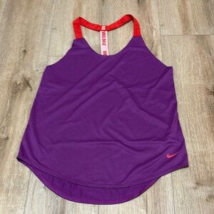 Nike Purple and Red Sleeveless Tank Top